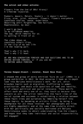 Borjana Ventzislavova.